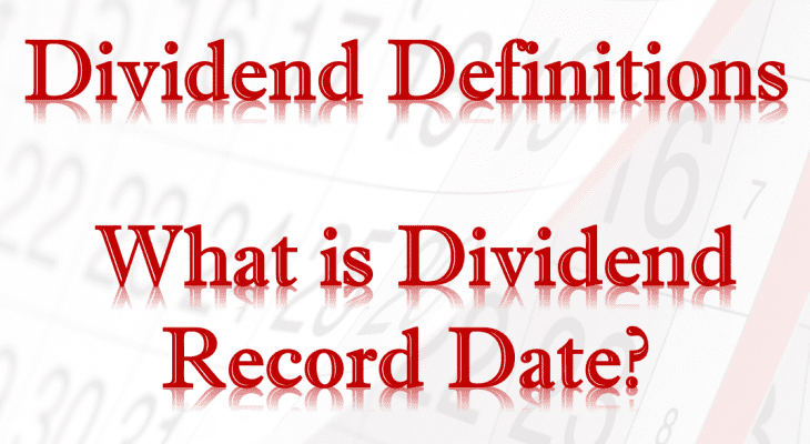 Dividend Record Date